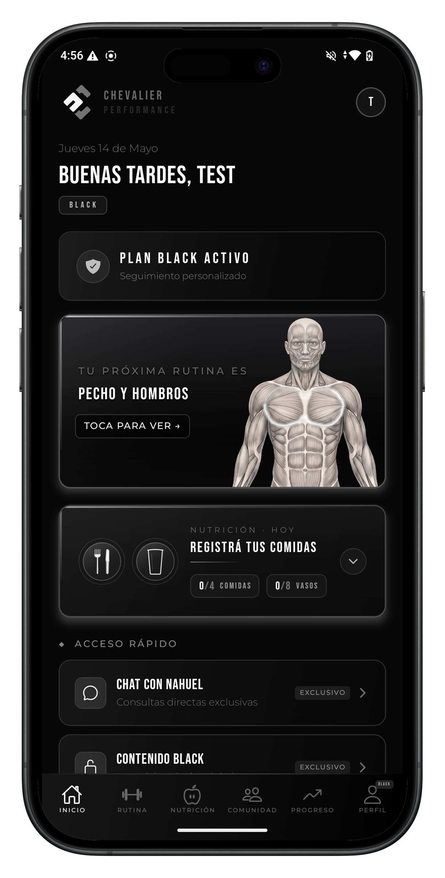 Dashboard de Chevalier Performance